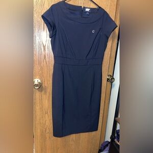Lands' End Navy Mini Dress